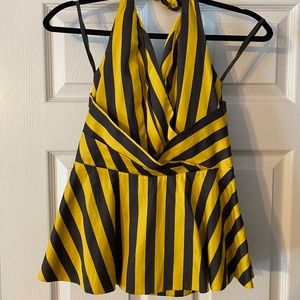 Odille Striped Halter Top from Anthropology